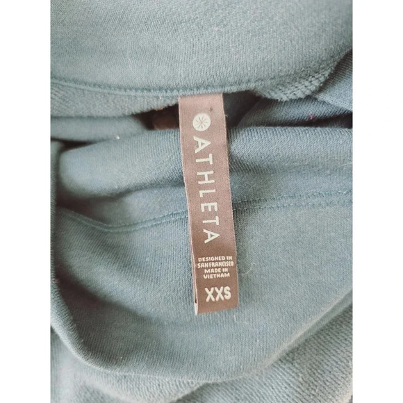 Athleta Crosstown Track Half Zip Long Sleeves Above Knee Athletic Dress XXS 00 - Picture 7 of 14